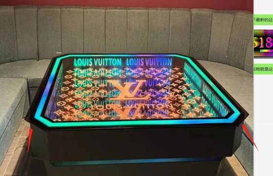 Neon Lights Infinity Mirror Abyss Mirror Custom Design for Party Home Decor Indoor