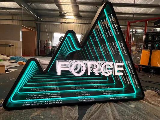 LED Word Infinity Mirror Letter Sign for Shop and Hotel Decoration Customized Product