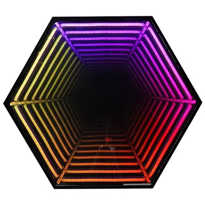 Colorful Customized 3d Magic Infinity Mirror Multi Layer Neon Sign