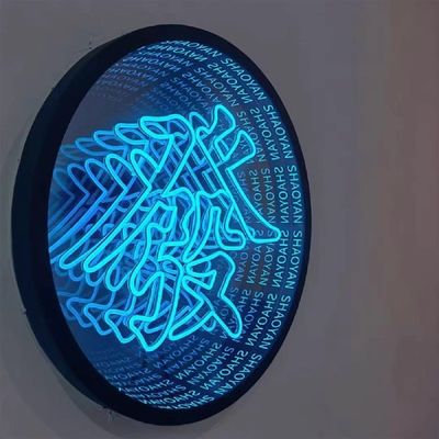 Colorful Customized 3d Magic Infinity Mirror Multi Layer Neon Sign
