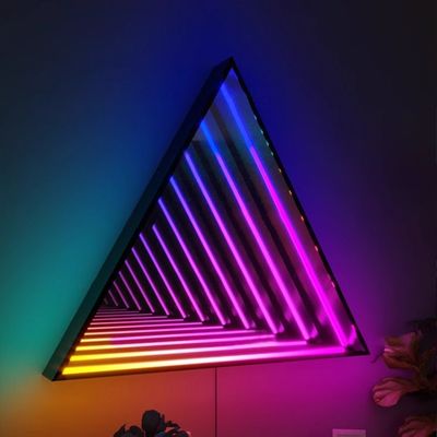 Colorful Customized 3d Magic Infinity Mirror Multi Layer Neon Sign