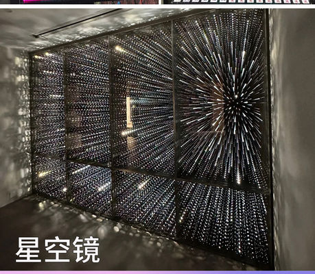 Customized DC 12V Infinity Mirror Magic Mirror with Wall-Mounted Acrylic Letter Sign