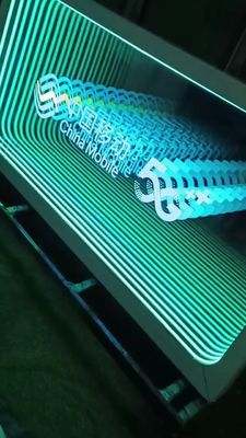 3D Abyss Mirror Neon Acrylic Luminous Letters with Neno Lights Delicate Custom Size Shape
