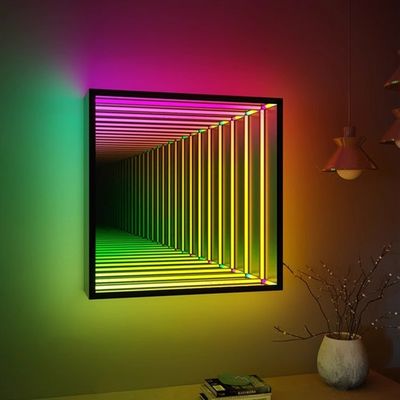 Magic Unlimited Mirror Custom 3D Flexible LED Neon Shape For Power Consumption