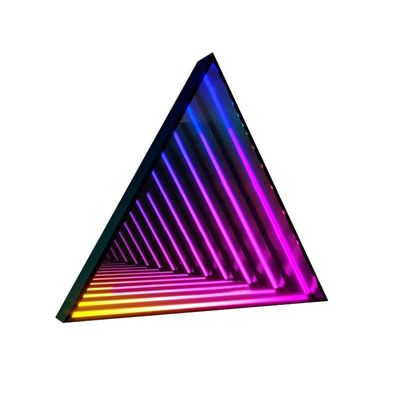 Indoor Custom Luminous Logo Letter Infinity Mirror Acrylic Sign Advertising Light Box